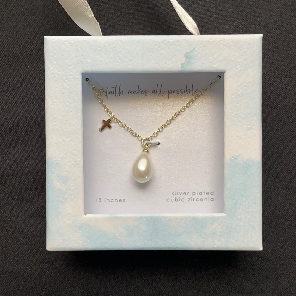 Silver Faith Necklace